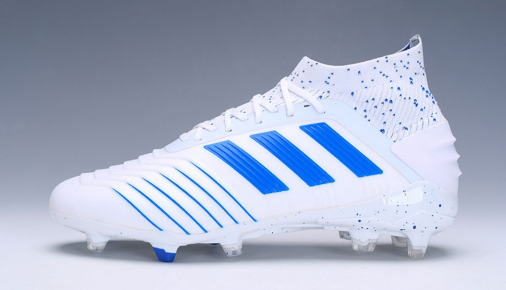 Adidas Predator FG White Blue – kicksnatics - Main Image