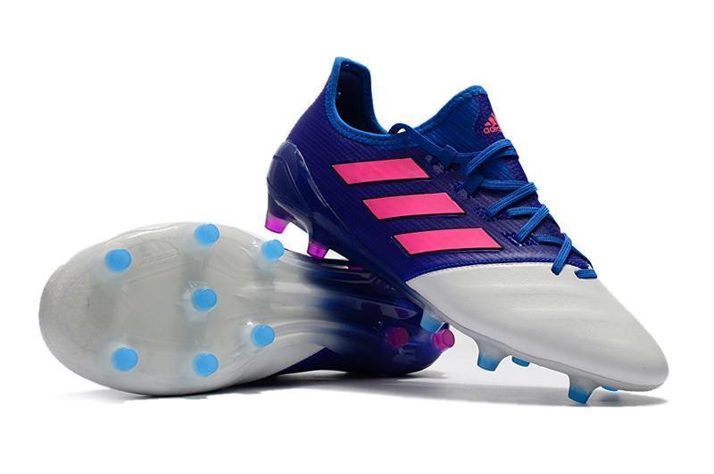 Adidas ACE 17.1 Primeknit Soccer Cleats Blue Pink White kicksnatics Adidas ACE 17.1 Primeknit Soccer Cleats Blue Pink White kicksnatics