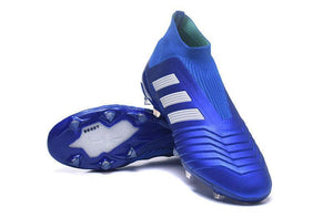 Adidas Predator 18+ FG Soccer Cleats Royal Blue White - KicksNatics