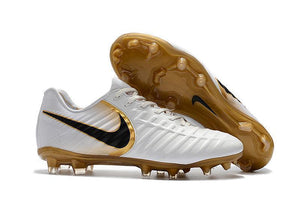 Nike Tiempo Legend VII FG Soccer Cleats White Golden