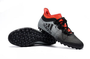 Adidas X Tango 16.1 Turf Soccer Cleats Grey Black Solar Red - KicksNatics