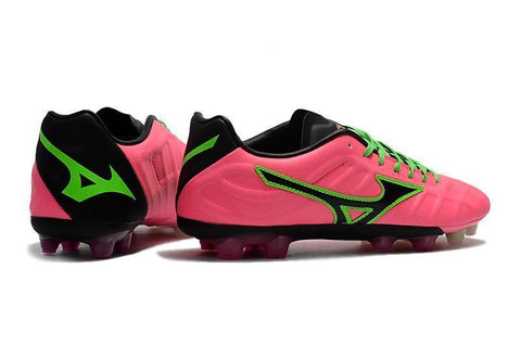 Image of Mizuno Rebula V1 FG Soccer Cleats Pink Black Green - KicksNatics
