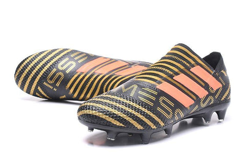 Image of Adidas Nemeziz Messi 17.1 FG Soccer Cleats Trace Olive Bright Orange - KicksNatics