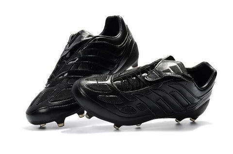 Image of Adidas Predator Precision FG Soccer Cleats All Black - KicksNatics