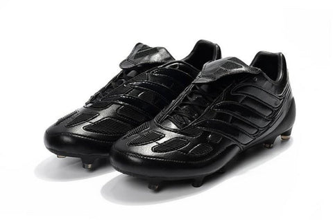 Image of Adidas Predator Precision FG Soccer Cleats All Black - KicksNatics