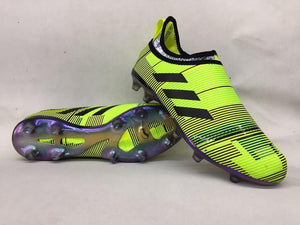 Adidas Glitch Skin 17 FG Soccer Shoes Fluorescent Green Black - KicksNatics