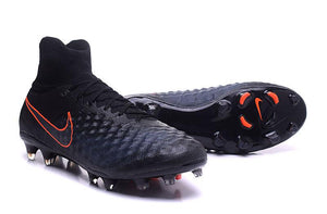 Nike Magista Obra II FG Football Shoes Black Total Crimson