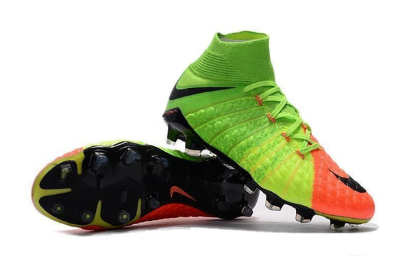 Nike Hypervenom Phantom III DF FG Soccer Cleats Electric Green – kicksnatics