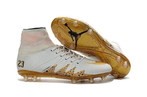 Nike Hypervenom Phantom II Neymar X Jordan FG Soccer Cleats White Gold