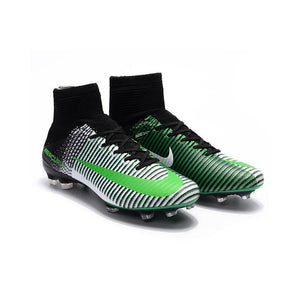 Nike Mercurial Superfly V FG Soccer Cleats Green White Black - KicksNatics