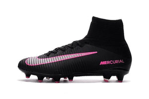 Nike Mercurial Superfly V FG Soccer Cleats Black Pink Blast