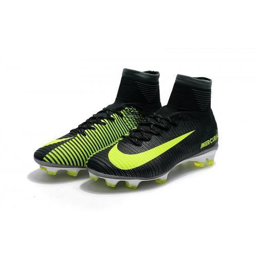 Nike Mercurial Superfly V CR7 FG Soccer Cleats Black Green – kicksnatics