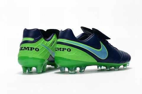 Image of Nike Tiempo Legend VI FG Soccer Cleats Coastal Blue Green - KicksNatics