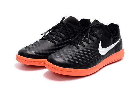 Image of Nike MagistaX Finale II IC Soccer Shoes Black White Orange - KicksNatics