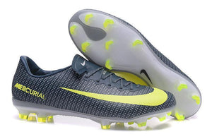 Nike Mercurial Vapor XI CR7 FG Soccer Cleats Seaweed Volt Hasta White - KicksNatics