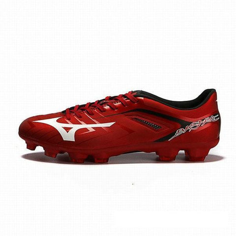 Image of Mizuno Basara 001 FG Soccer Cleats Red Black White - KicksNatics