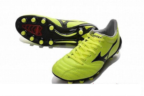 Image of Mizuno Morelia Neo II FG Soccer Cleats Electric Green Black - KicksNatics