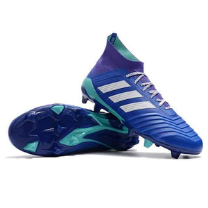 Adidas Predator 18.1 FG Soccer Cleats Purple Blue White turquoise - KicksNatics