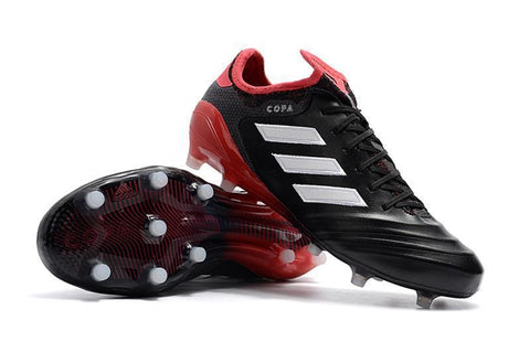 Image of Adidas Copa 18.1 FG Soccer Cleats Black Red - KicksNatics