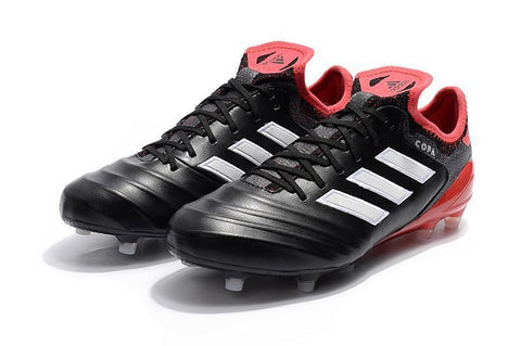 Image of Adidas Copa 18.1 FG Soccer Cleats Black Red - KicksNatics