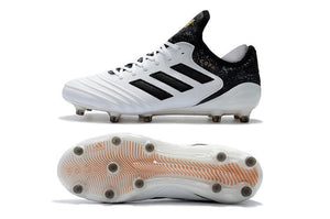 Adidas Copa 18.1 FG Soccer Cleats White Black - KicksNatics