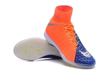 Image of Nike HypervenomX Proximo II Dynamic Fit IC HP30028 Orange/Blue - KicksNatics