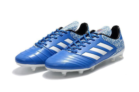 Image of Adidas Copa 17.1 FG Soccer Cleats Blue White - KicksNatics