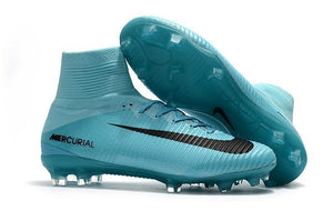 Nike Mercurial Superfly V FG Soccer Cleats Moon Blue Black - KicksNatics