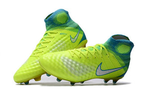 Nike Magista Obra II FG Light Green & Blue - KicksNatics