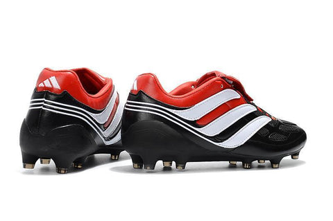 Image of Adidas Predator Precision FG Soccer Cleats Black Red White - KicksNatics