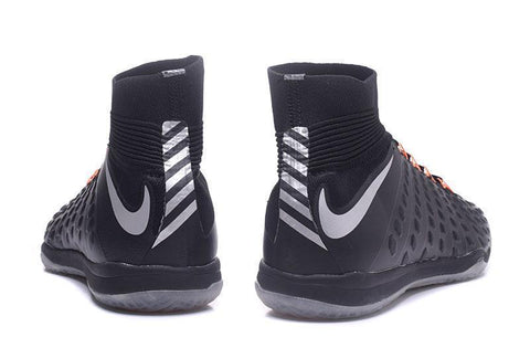 Image of Nike HypervenomX Proximo II Dynamic Fit IC HP30027 Black/Orange/Silver - KicksNatics