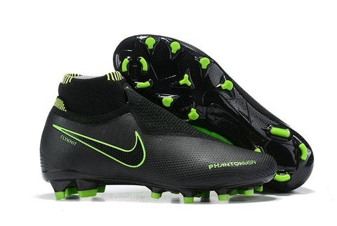 Image of Nike Phantom Vision Elite DF FG Black Green Lining