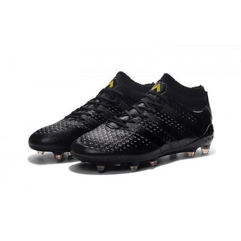 Image of Adidas ACE 16.1 Primeknit FG/AG Soccer Shoes Core Black - KicksNatics