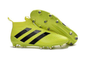 Adidas ACE 16+ Purecontrol FG/AG Soccer Cleats Solar Yellow Black