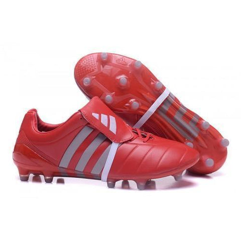 Image of Adidas Predator Mania Champagne FG Soccer Cleats Red White - KicksNatics