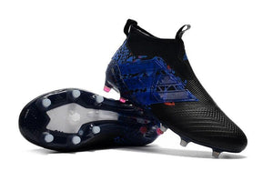 Adidas ACE 17+ Purecontrol FG Dragon Soccer Cleats Core Black Blue - KicksNatics