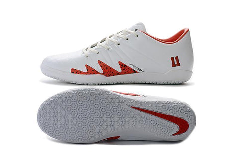 Image of Nike Hypervenom Phelon II Neymar X Jordan IC Soccer Shoes White Red - KicksNatics