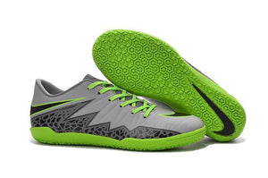 Nike Hypervenom Phelon II Indoor Soccer Shoes Platinum Black Green