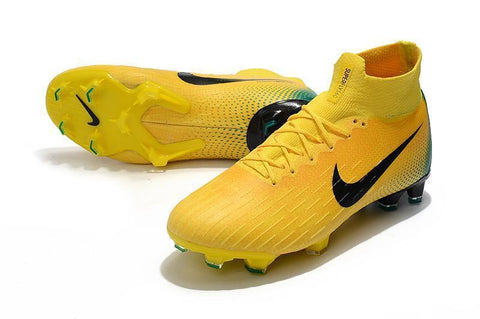 Image of Nike Mercurial Superfly VI 360 Elite FG Soccer Cleats Yellow Green - KicksNatics