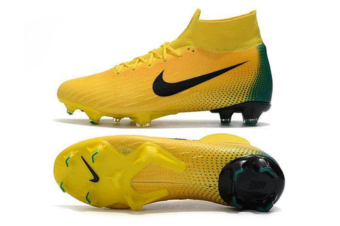 Image of Nike Mercurial Superfly VI 360 Elite FG Soccer Cleats Yellow Green - KicksNatics