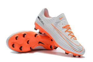Nike Mercurial Vapor XI FG Soccer Cleats White Orange - KicksNatics