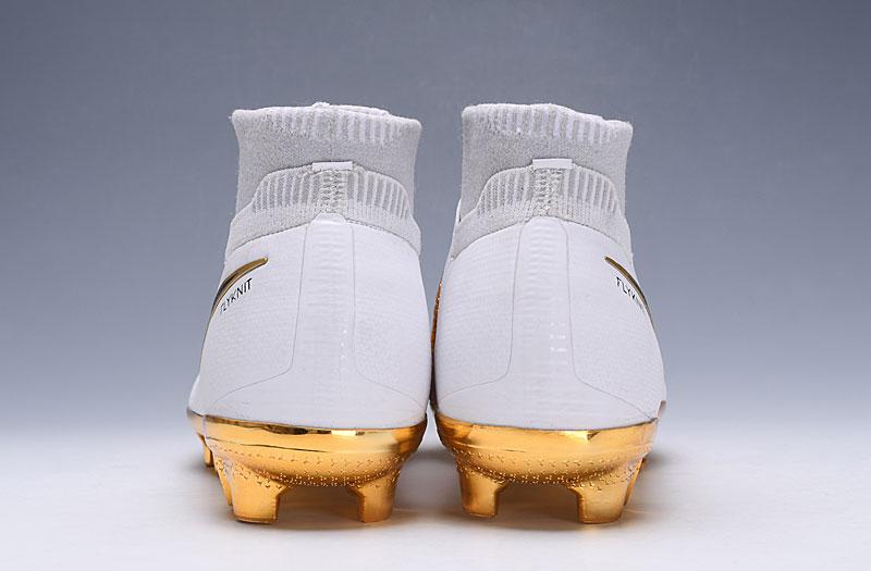 Gold Nike Phantom Vision Elite Cleats Nike Phantom VSN Elite DF FG