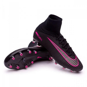 Nike Mercurial Superfly V AG Soccer Cleats Black Pink - KicksNatics