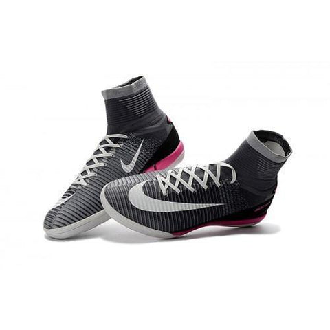 Image of Nike MercurialX Proximo II IC Football Boots IC0050 Grey White Pink - KicksNatics