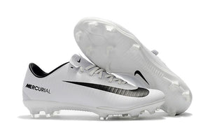 Nike Mercurial Vapor XI FG Soccer Cleats White Black