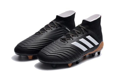 Image of Adidas Predator 18.1 FG Soccer Cleats Running White Infrared Black - KicksNatics