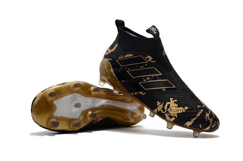 Adidas ACE 17+ Purecontrol FG Paul Pogba Soccer Cleats Black