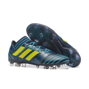 Adidas Nemeziz Messi 17+ 360 Agility FG Soccer Boots Black Blue Yellow