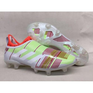Adidas Glitch Skin 17 FG Soccer Shoes Grass Green Orange Grey - KicksNatics