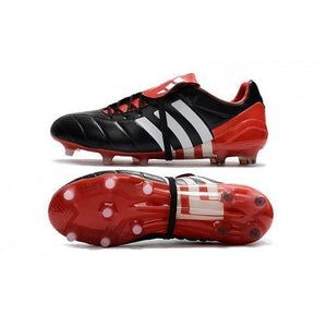 Adidas Predator Mania Champagne FG Soccer Cleats Core Black Red White - KicksNatics